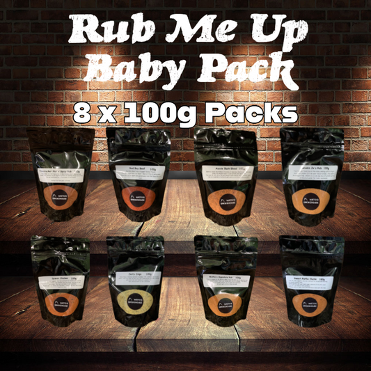 Rub Me Up Baby Pack  with 8 x 100gm rubs
