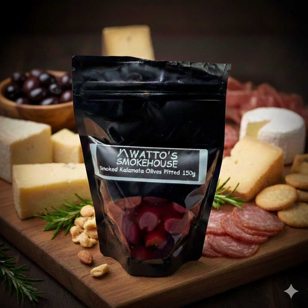 Smoked Kalamata Pitted Olives