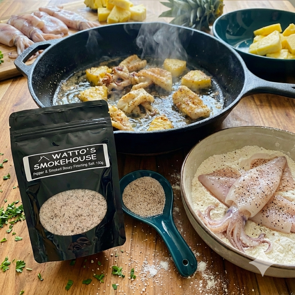 Smoked Finishing Salt with Pepper   (GF) 150g