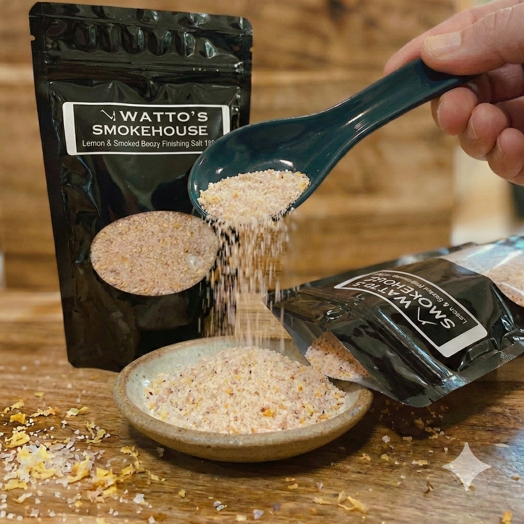 Smoked Finishing Salt  with Zesty Lemon(GF) 150g
