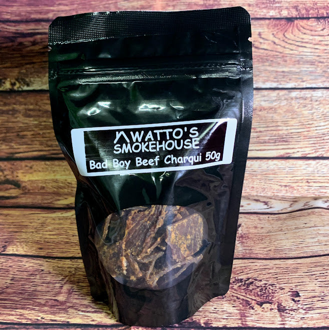 Smoked Bad Boy Beef Charqui - Jerky