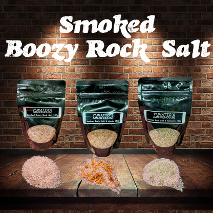 Smoked Boozy Rock Salt 3 Ways(GF)