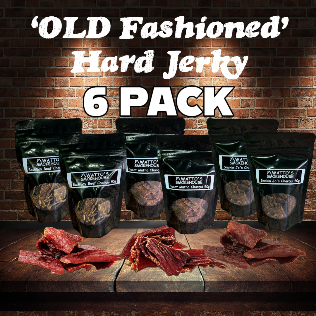 WATTO'S Charqui-Jerky 6pk Value pack