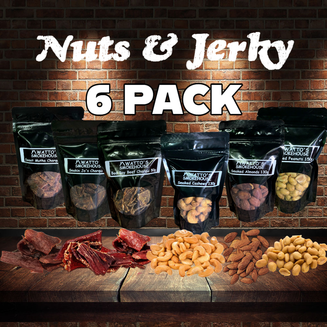 Smoked Nuts & Jerky 6 pack