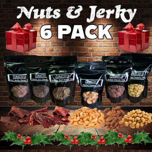 Smoked Nuts & Jerky 6 pack