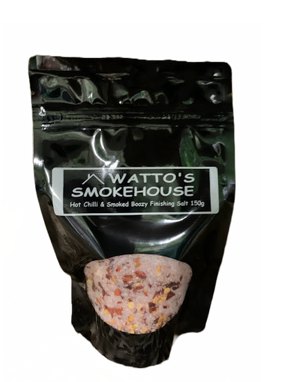 Smoked Finishing Salt with Hot Chilli  (GF) 150g